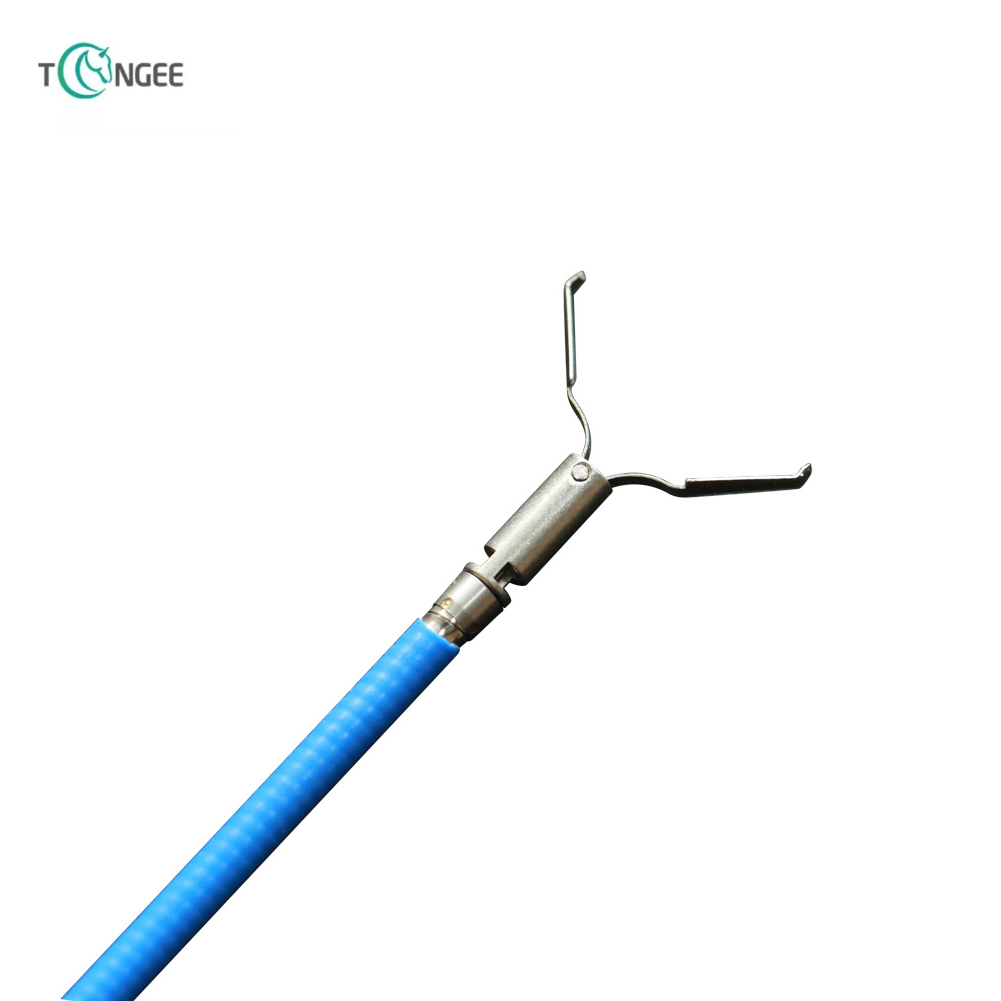 What are biopsy forceps used for in endoscopy?