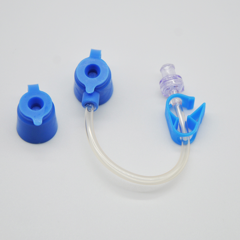 Medical high quality endoscope accessories disposable biopsy valve with tube